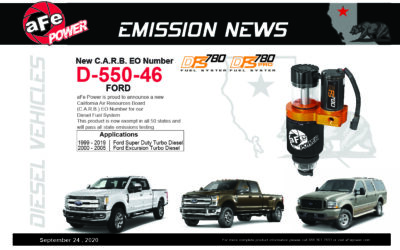New CARB EO: D-550-46