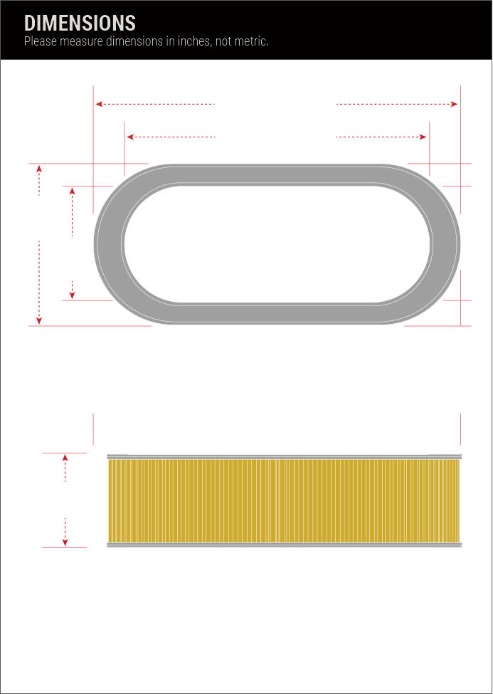 dimensions-Oval