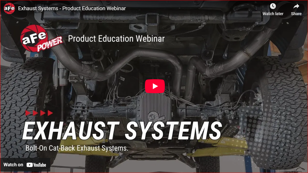 Webinar: Exhaust Systems